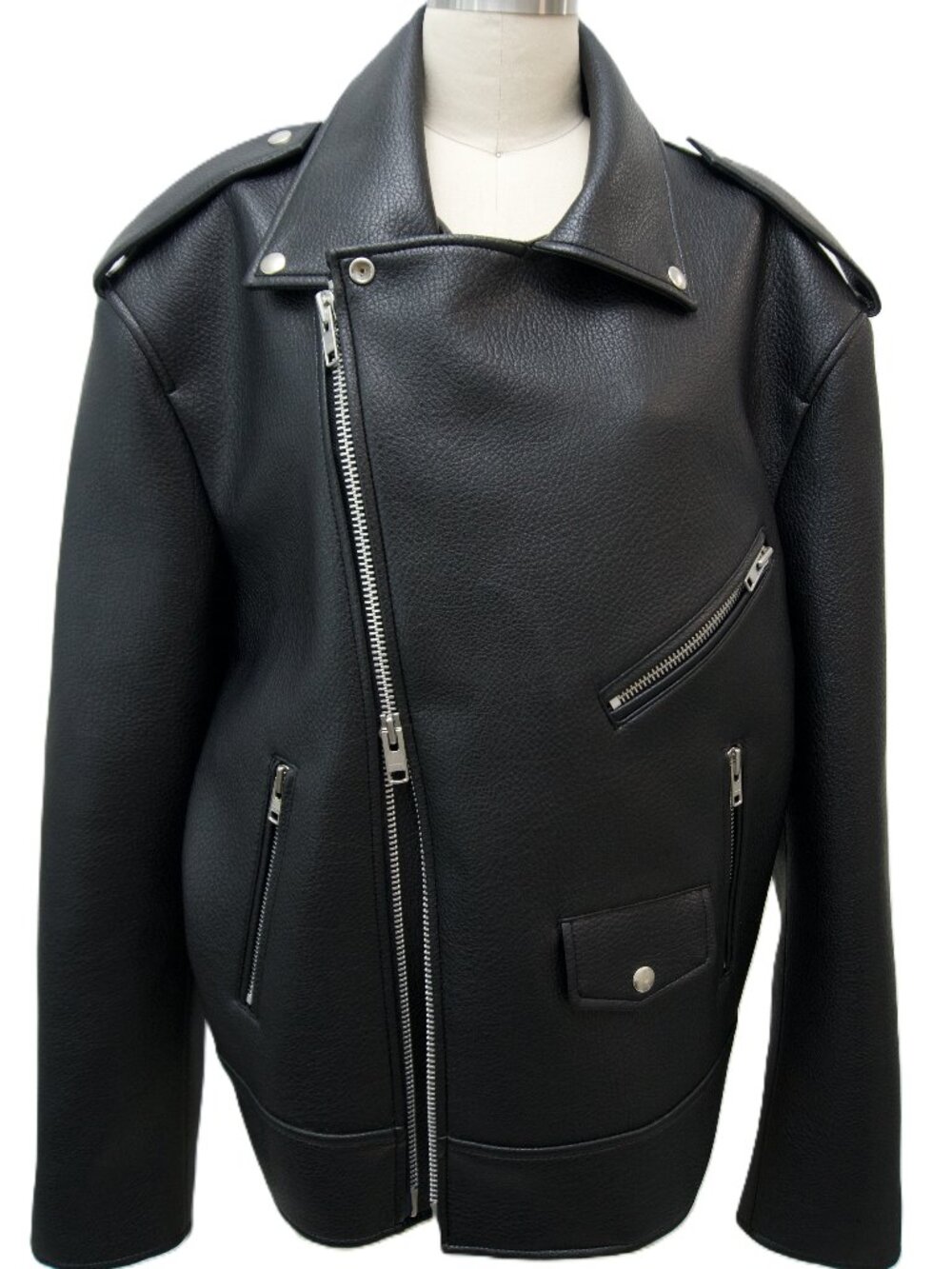 The Frankie Shop Chicago Oversized Jacket – Black | One Size